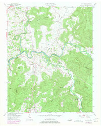 Bald Knob 1956 topographic map thumbnail