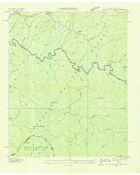 Bald River Falls 1933 topographic map thumbnail