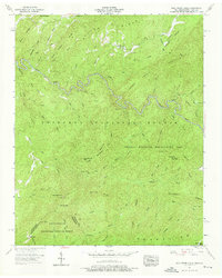 Bald River Falls 1957 topographic map thumbnail
