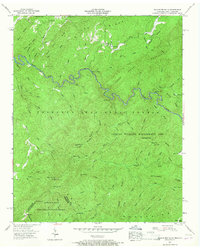 Bald River Falls 1957 topographic map thumbnail