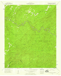 Bald River Falls 1957 topographic map thumbnail
