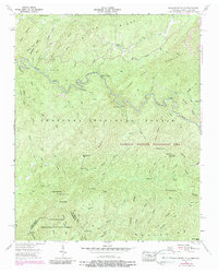 Bald River Falls 1957 topographic map thumbnail