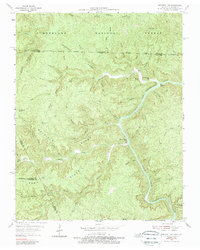 Barthell SW 1955 topographic map preview