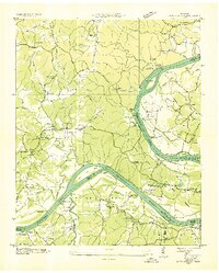Bath Springs 1936 topographic map thumbnail