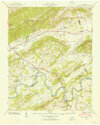 Bean Station 1938 topographic map thumbnail