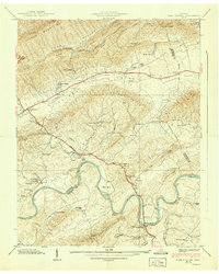 Bean Station 1939 topographic map thumbnail