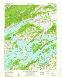 Bean Station 1960 topographic map thumbnail