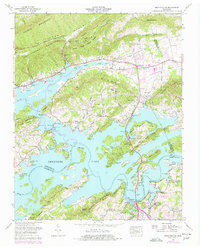 Bean Station 1960 topographic map thumbnail