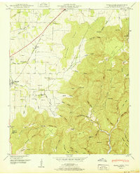 Beans Creek 1951 topographic map thumbnail