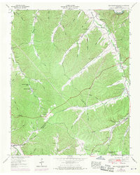 Beaverdam Springs 1952 topographic map thumbnail