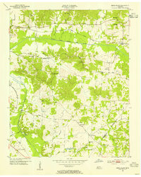 Beech Bluff 1953 topographic map thumbnail