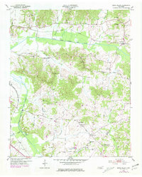 Beech Bluff 1953 topographic map thumbnail