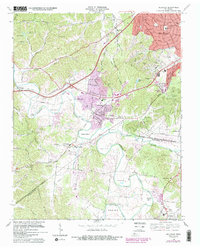 Bellevue 1968 topographic map thumbnail