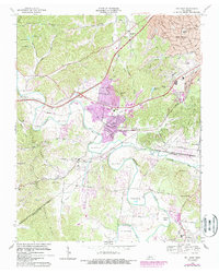 Bellevue 1968 topographic map thumbnail
