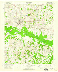 Bells 1959 topographic map thumbnail