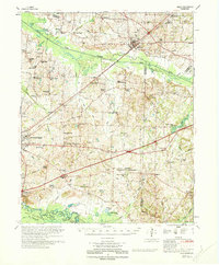 Bells 1970 topographic map thumbnail