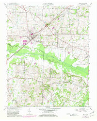 Bells 1959 topographic map thumbnail