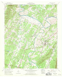 Benton 1967 topographic map thumbnail