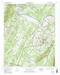 Benton 1967 topographic map thumbnail