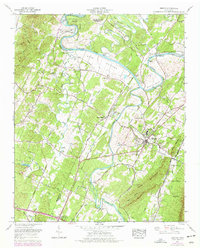 Benton 1967 topographic map thumbnail