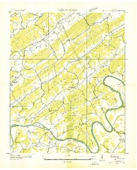 Bethel Valley 1935 topographic map thumbnail