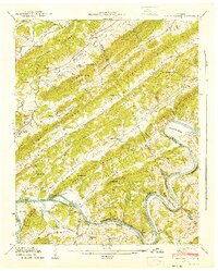 Bethel Valley 1941 topographic map thumbnail