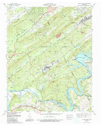 Bethel Valley 1989 topographic map thumbnail