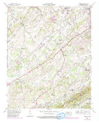 Binfield 1952 topographic map thumbnail