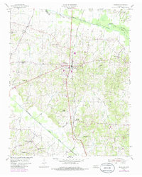 Bradford 1954 topographic map thumbnail