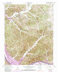 Bumpus Mills 1957 topographic map thumbnail