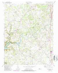 Burgess Falls 1956 topographic map thumbnail