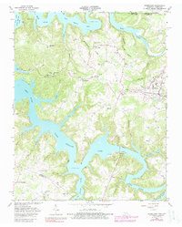Byrdstown 1962 topographic map thumbnail