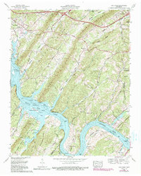 Cave Creek 1968 topographic map thumbnail