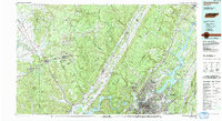 Chattanooga 1988 topographic map thumbnail
