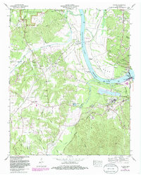 Counce 1972 topographic map thumbnail