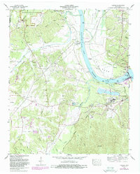 Counce 1972 topographic map thumbnail