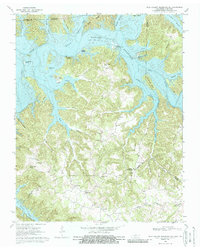 Dale Hollow Reservoir SE 1968 topographic map thumbnail