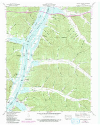Daniels Landing 1949 topographic map thumbnail