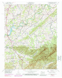 Davy Crockett Lake 1939 topographic map thumbnail