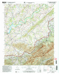 Davy Crockett Lake 2003 topographic map thumbnail