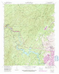 Ducktown 1957 topographic map thumbnail