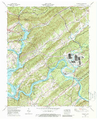 Elverton 1968 topographic map thumbnail