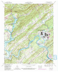Elverton 1968 topographic map thumbnail