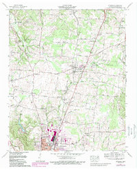 Ethridge 1966 topographic map thumbnail