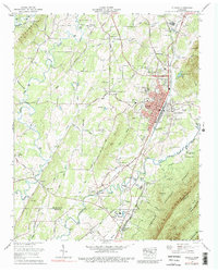 Etowah 1967 topographic map thumbnail