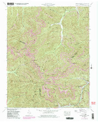Fork Mountain 1952 topographic map thumbnail