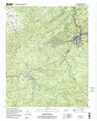 Gatlinburg 2000 topographic map thumbnail