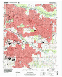 Germantown 1997 topographic map thumbnail