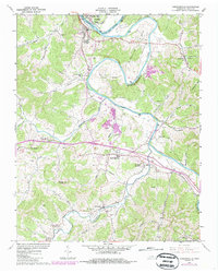 Gordonsville 1962 topographic map thumbnail