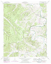 Greenfield Bend 1951 topographic map thumbnail